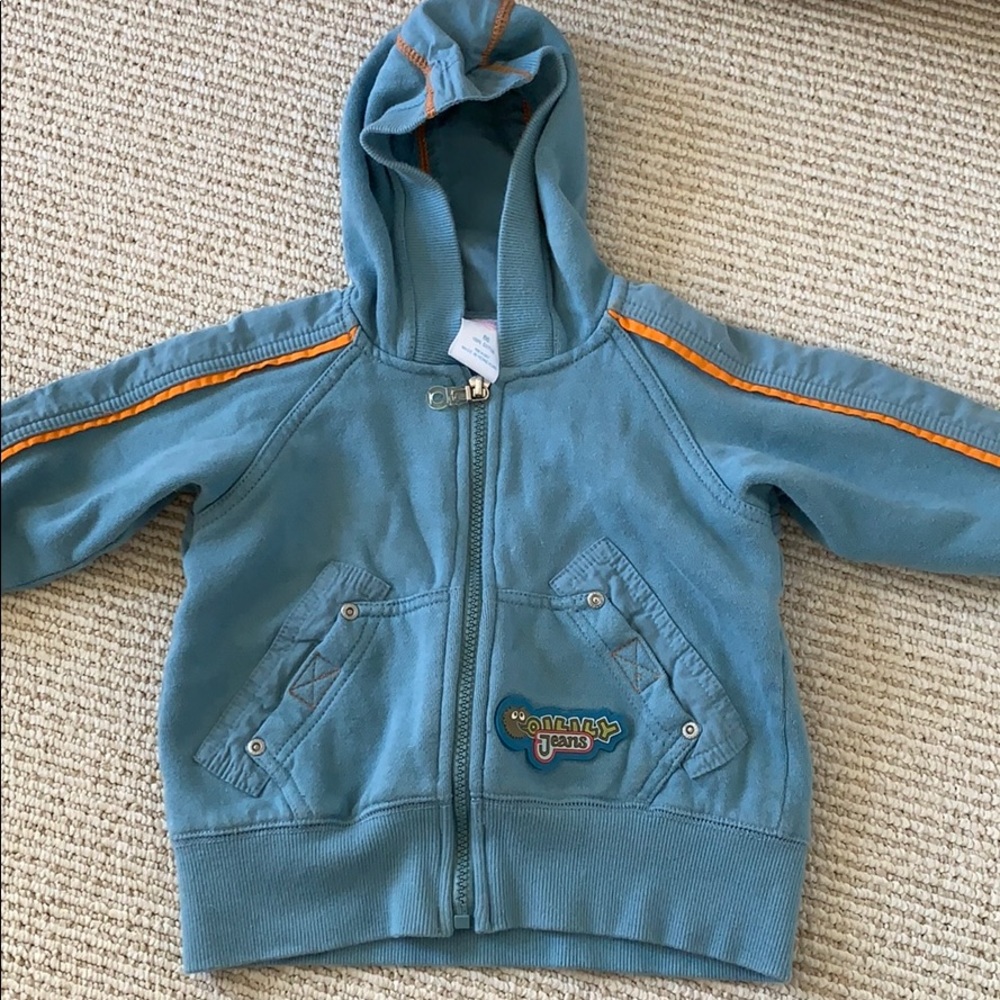 Oilily hooded zip-up jacket 18m